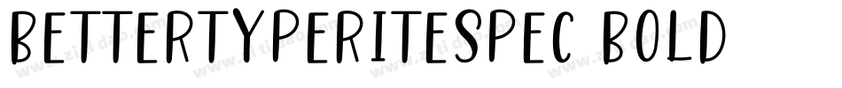 BetterTypeRiteSpec Bold字体转换